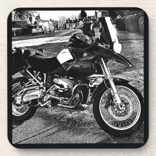 BMW Motor Bike Birthday Coaster