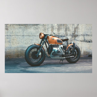 BMW Motorcycle Poster