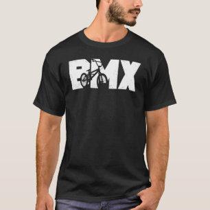 Bmx Bicycle Motocross Bike Biker Biking Graphics D T-Shirt