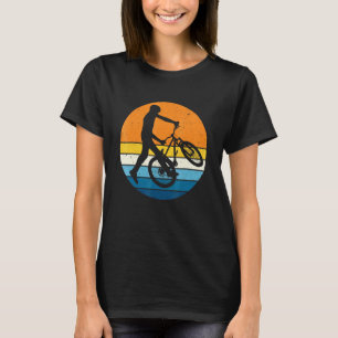 Bmx Bicycle Racing Sports Retro Vintage Sunset Bik T-Shirt