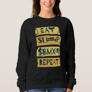 Bmx Bike Cyclist Bmx Ramp Bicycles Cycling Biking  Sweatshirt