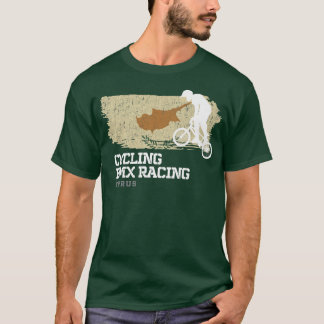 BMX Bike Cyprus Flag Biking Cycling Racing BMX  26 T-Shirt