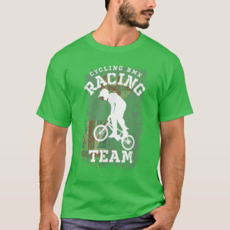 BMX Bike Fiji Flag Biking Cycling Racing BMX 347 T-Shirt