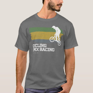 BMX Bike Gabon Flag Biking Cycling Racing BMX  307 T-Shirt