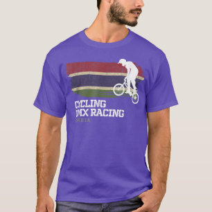 BMX Bike Gambia Flag Biking Cycling Racing BMX T-Shirt