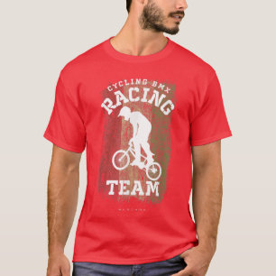 BMX Bike Hungary Flag Biking Cycling Racing BMX T-Shirt