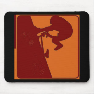 BMX Bike Rider Mouse Pad