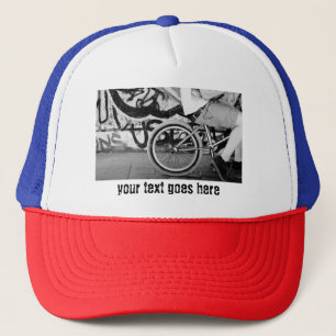 BMX bike skate park graffiti black  Trucker Hat