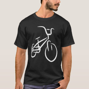 BMX Bike Sketch BMX Rider Wheelie Bike T-Shirt