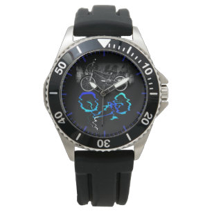 BMX Bike Sport Coloured Reflection Men's Watch