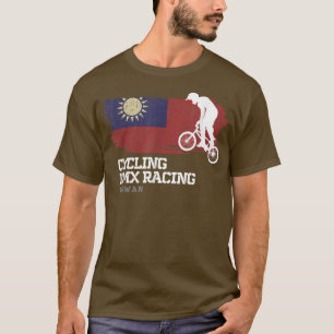 BMX Bike Taiwan Flag Biking Cycling Racing BMX 361 T-Shirt