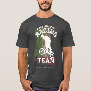 BMX Bike United Arab Emirates Flag Biking Cycling T-Shirt