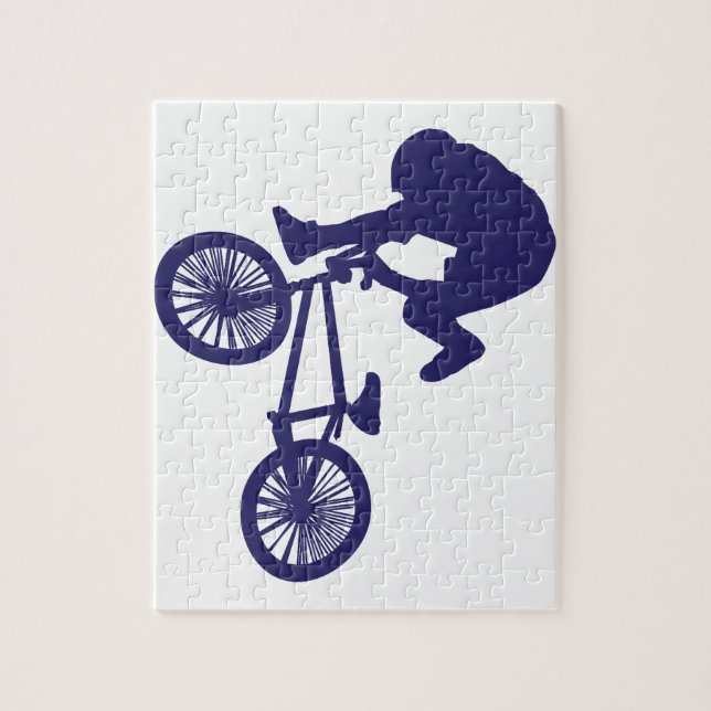 BMX Biker Jigsaw Puzzle (Vertical)