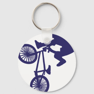 BMX Biker Keychain