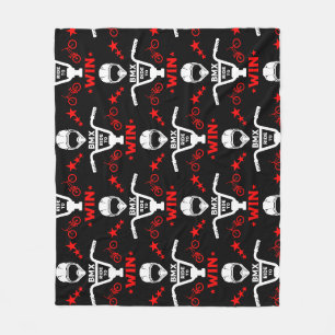 Bmx Bikers Freestyle Fleece Blanket