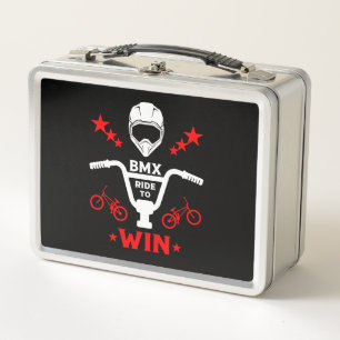 Bmx Bikers Freestyle Metal Lunch Box