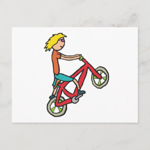 BMX Biking Postcard