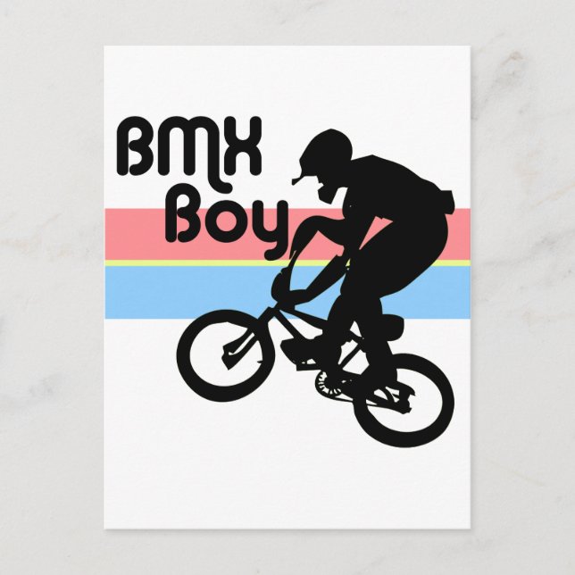BMX Boy / BMX Girl Postcard (Front)