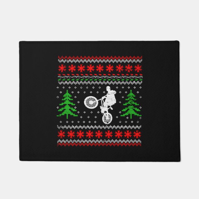BMX Christmas Doormat (Front)