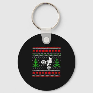 BMX Christmas Keychain