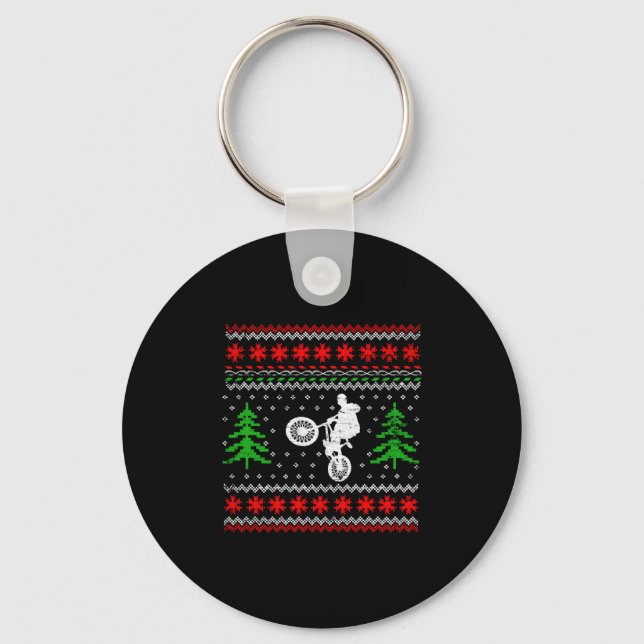 BMX Christmas Keychain (Front)