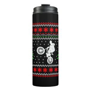 BMX Christmas Thermal Tumbler