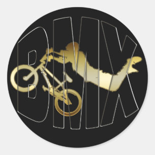 BMX CLASSIC ROUND STICKER