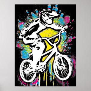 Bmx classique - Bmx Freestyle Bmx Poster Imprimer