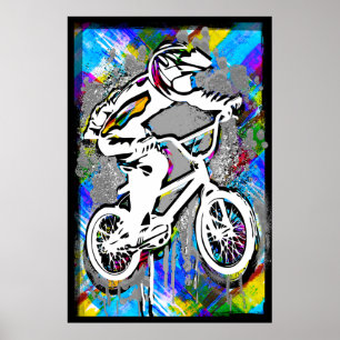 Bmx classique - Bmx Freestyle Bmx Poster Imprimer
