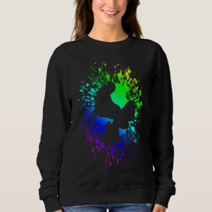BMX color bicycle fans bike biker BMX bicyclist  2 Sweatshirt