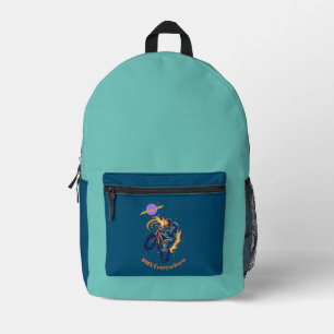 bmx everywhere printed backpack