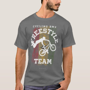 BMX Freestyle Bike Ghana Flag Biking Cycling BMX T-Shirt