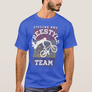 BMX Freestyle Bike Moldova Flag Biking Cycling BMX T-Shirt