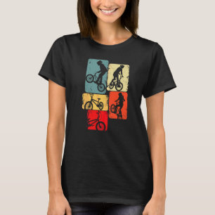Bmx Girl Bike Bicycle Stunt Racing Girls Kids   T-Shirt