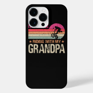 BMX I’d Rather Be Riding With My Grandpa Vintage iPhone 14 Pro Max Case