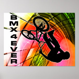 BMX in Lines & Circles BMX 4 Ever Poster