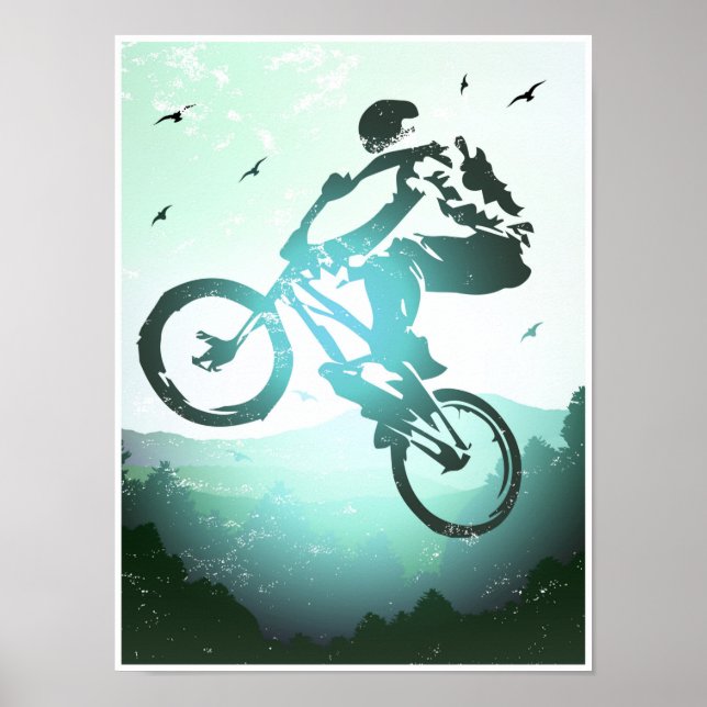 Bmx Poster - Bmx Bike - Bmx Poster Print (Front)