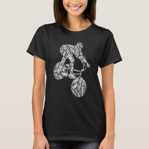 Bmx Practice Addiction Biker Bmx Rider Silhouette T-Shirt