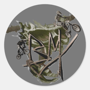 BMX racing autocollant 1