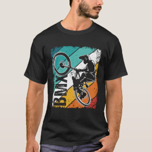 BMX retro vintage bike freestyle cyclist T-Shirt
