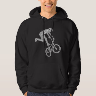 BMX Rider Bike Bicycle Stunt Racing Boys Kids 3 Hoodie