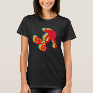 BMX Rider Bike Bicycle Stunt Racing Extreme Outdo T-Shirt