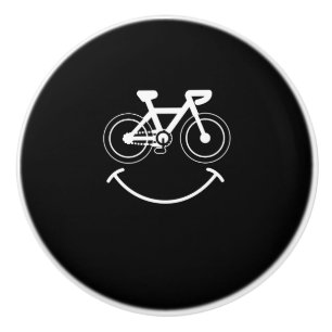 BMX Smiling Face Gift - Cycle Bike Fun Ceramic Knob