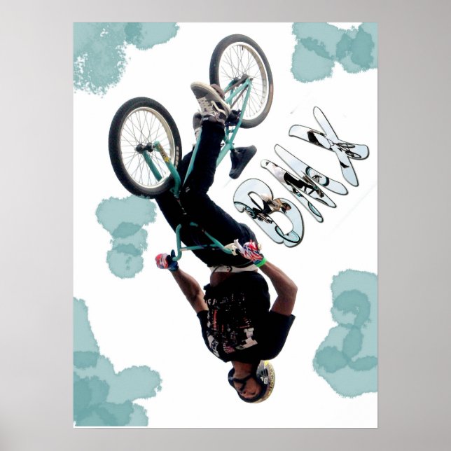 BMX Splash, Copyright Karen J Williams Poster (Front)