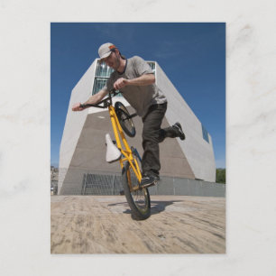 Bmx training postcard