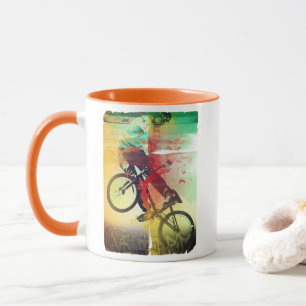 BMX Trick Bicycle Rider Mug