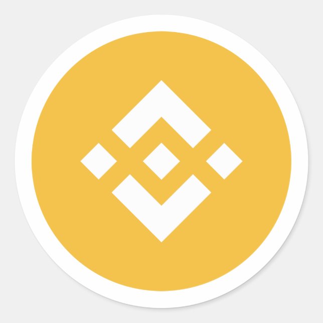 BNB Binance sticker (Devant)