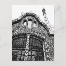 Bnw Building in the Park Güell in Barcelona
