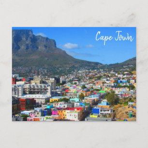 bo kaap cape town postcard
