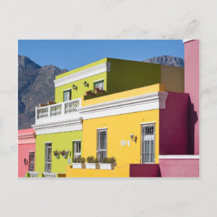 Bo-Kaap Houses Cape Town Postcard